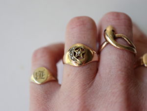 fine jewelry on fingers, image is property of christina beaulac